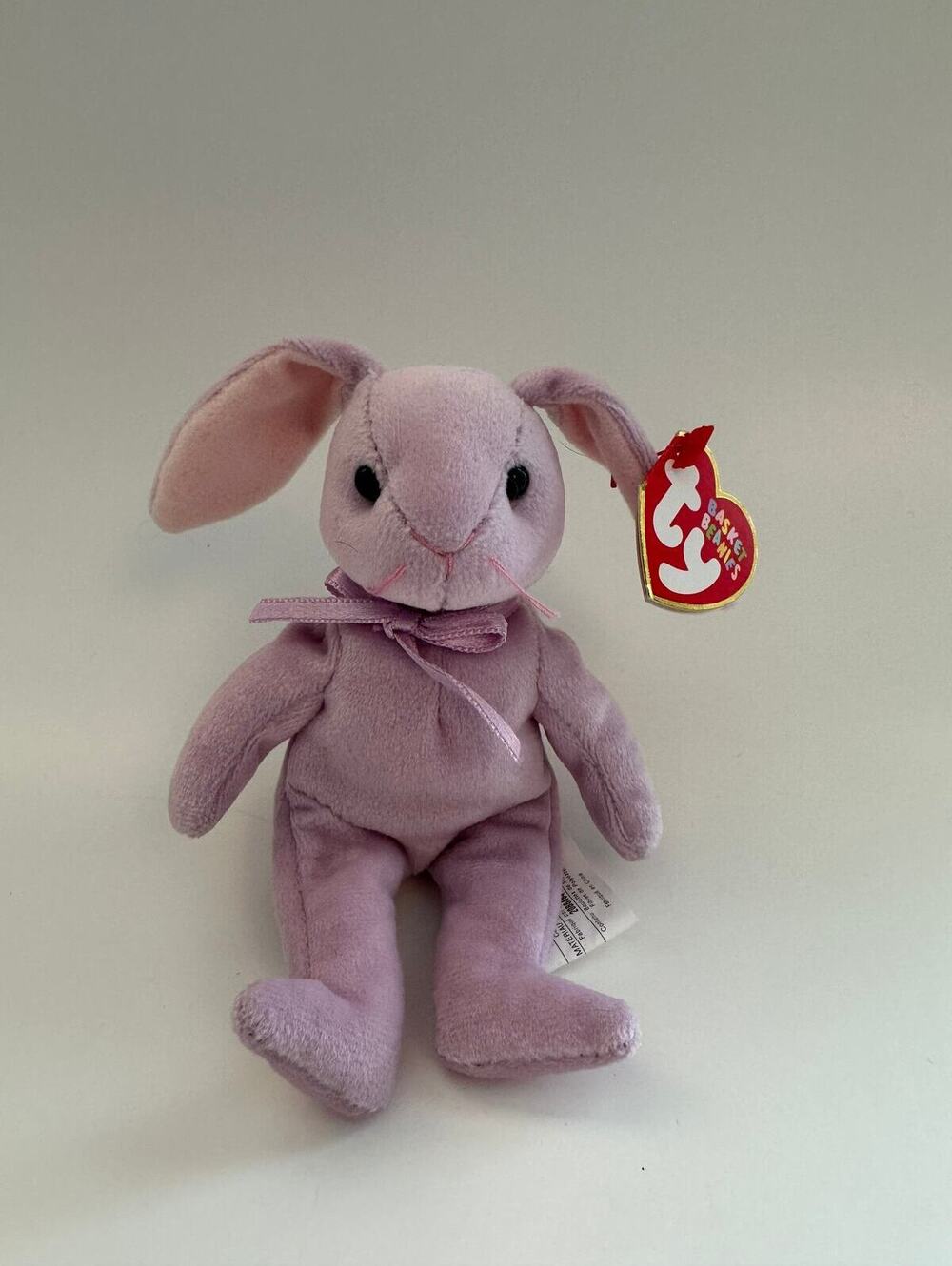 Ty Basket Beanie “Floppity” the Purple Bunny Rabbit! *Small Basket Beanie*